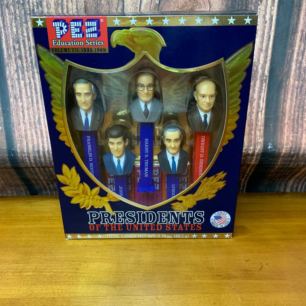 PEZ Education Series Presidents US Vol VII 1933-1969 Set 5